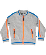 Molo retro jogging vest met gespikkelde body en fluo details