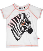Molo ARTistic zebra printed t-shirt