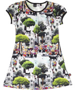 Molo city-collage printed summer dress