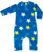Molo blue star printed playsuit