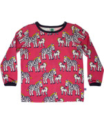 SmÃ¥folk trendy roze t-shirt met kleine zebras