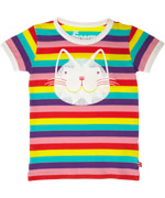 Adorable T-shirt multicolore chat par DanefÃ¦