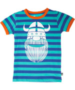 T-shirt turquoise Erik le Viking par DanefÃ¦