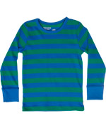 T-shirt en cotton bio bleu et vert par Katvig