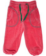 Super pantalon rose en velour bio par Katvig
