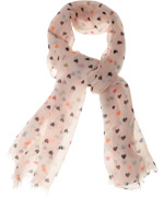 Name It adorable heart printed scarf