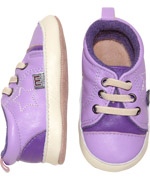 Melton charmante sneakers in lila leder