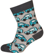 Melton car printed baby socks