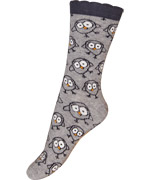 Melton funny bird printed socks