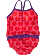 Smafolk pink swimsuit for baby girls