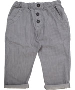 Wheat soft cotton chalk striped trousers