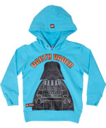 LEGO toffe Darth Vader kaptrui in turquoise