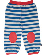 Ubang great striped pants with red patch