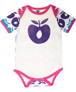 SmÃ¥folk adorable summer body with colorful apple print