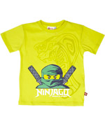 LEGO flashy gele Ninjago t-shirt met groene ninja