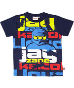 LEGO navy Ninjago t-shirt with Jay, the blue ninja