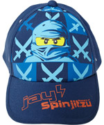LEGO cool blue Ninjago cap with Jay Spinjitzu