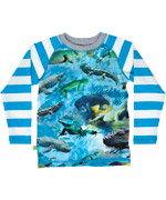 Molo superb swimming lizards printed t-shirt