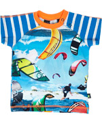 Molo toffe baby t-shirt met kite surfers print
