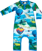 Molo great playsuit with flying machine print