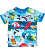 Molo super cool summer t-shirt with kite riders
