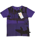 T-shirt mauve de surfer par Molo
