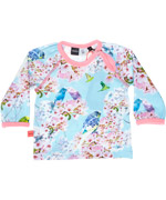 Molo cherry blossom and parrots printed baby t-shirt