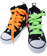 Molo rockabilly star printed sneakers with 2 colorful laces