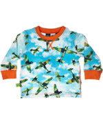 Molo Feestcollectie baby t-shirt met stoere vliegtuigen