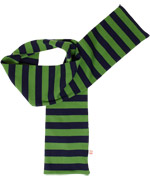 Katvig wonderful green and navy winter striped scarf