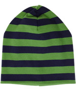 Katvig wonderful green and navy winter striped hat