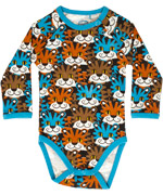 Ej Sikke Lej cute tiger printed body with brown and turquoise