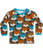 Ej Sikke Lej baby t-shirt with adorable tiger print