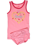 Name It sweet heart printed pink underwear set