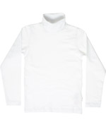 Name It basic white junior t-shirt with turtle neck