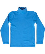 Name It mooi blauw basis t-shirt met rolkraag