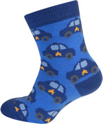 Melton get out of the way for these blue police car socks