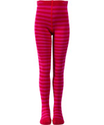 Melton lovely red and pink striped junior tights