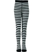 Melton super cool black and white striped junior fashion tights