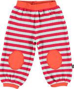 Ubang adorable rose and blue striped pants in terry cotton