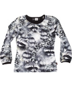 Molo funky racoon printed blouse