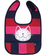 DanefÃ¦ washable bib with lovely cat