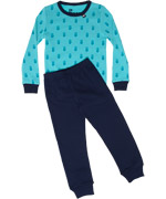 DanefÃ¦ lieve turquoise pyjama met mini vikingen