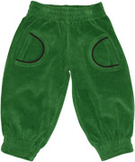 SmÃ¥folk cool green baggy velour baby pants