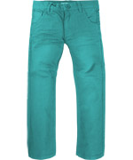 Name It Groen-Blauwe denim broek met Aanpasbare taille