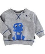 Name It Pull-over Gris Avec Robot Adorable