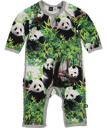 Molo Fun Panda Printed Playsuit