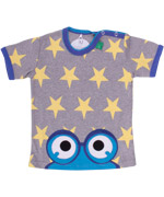 Fred's World fun star printed t-shirt with peeping frog