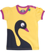 Fred's World adorable yellow t-shirt with black duckling