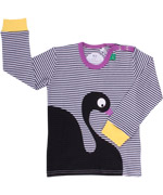 Fred's World lovely striped t-shirt with black duckling